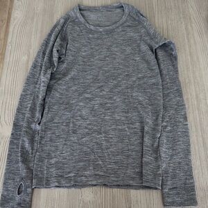 Lululemon Gray Long Sleeve Swifty Tech Shirt